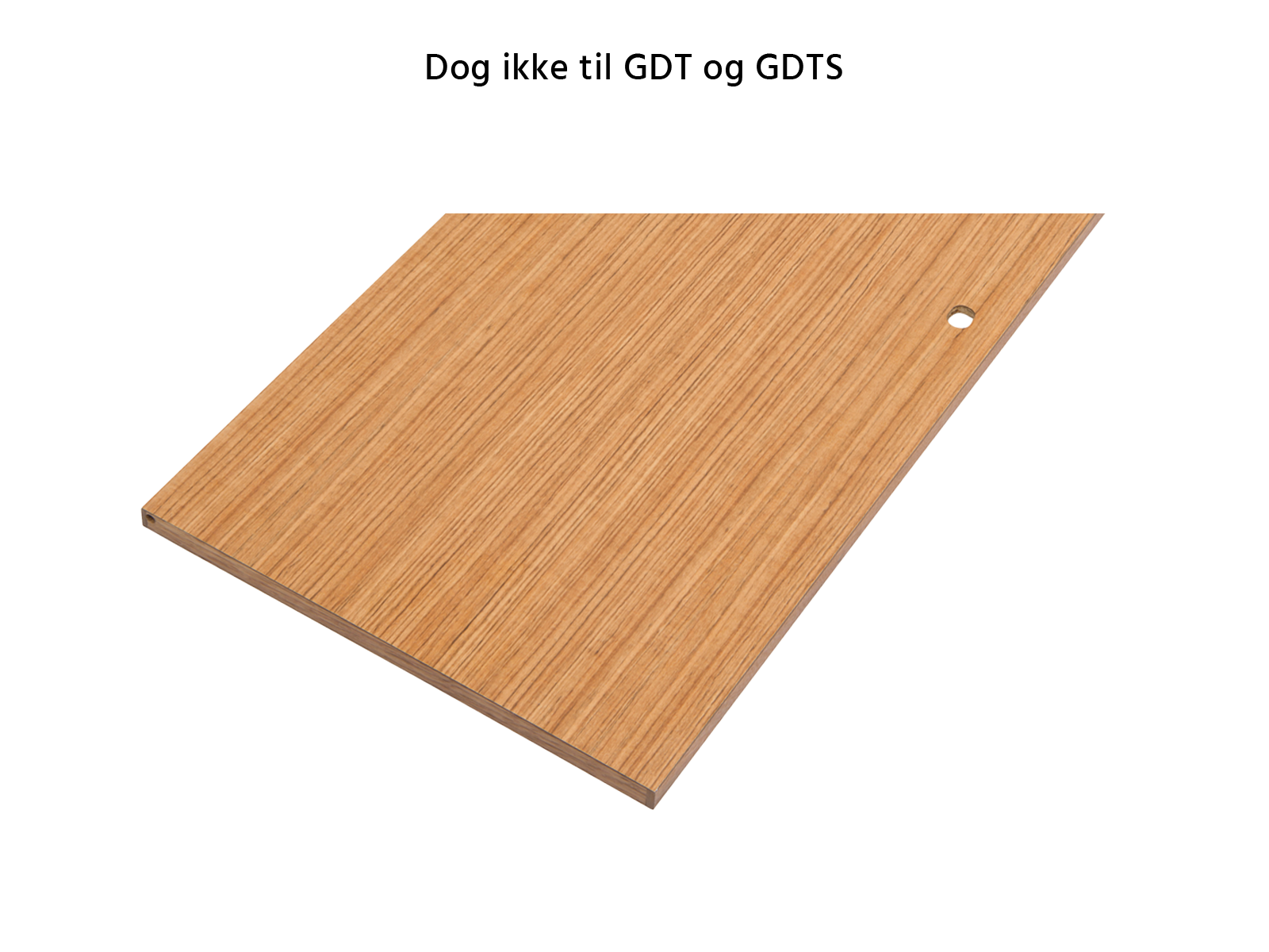 Finer Laminat MDF Låge Tekst